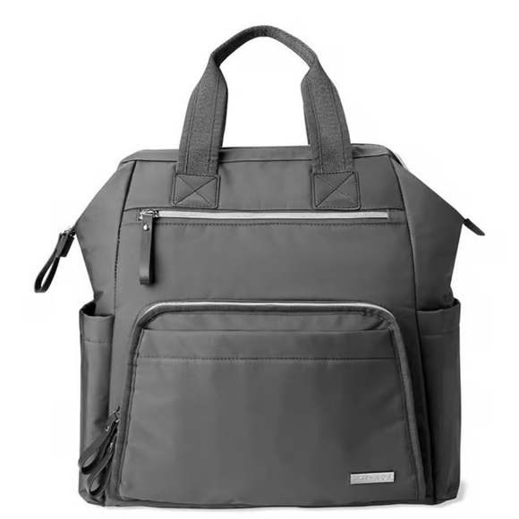 Skip Hop Handbags - Skip Hop Taupe Diaper Bag